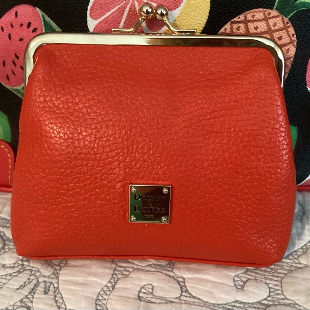 Dooney and Bourke Kisslock Wallet/Card Case